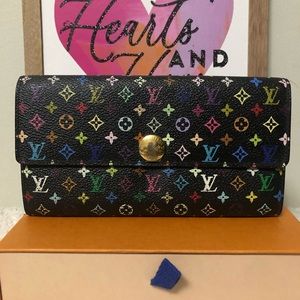 Multi color sarah wallet